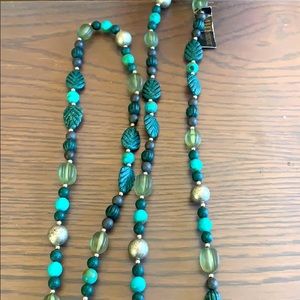 Turquoise long necklace